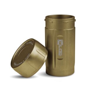 EDC120T Ruggedized Adventure-Travel Storage Container, 120 CC, Zytel, Tan Body, Tan Cap