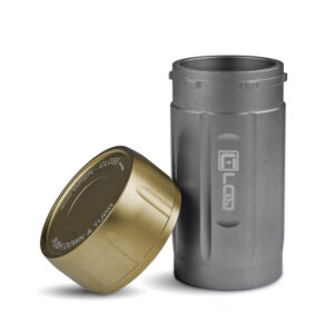 EDC120GT Ruggedized Adventure-Travel Storage Container, 120 CC, Zytel, Gray Body, Tan Cap